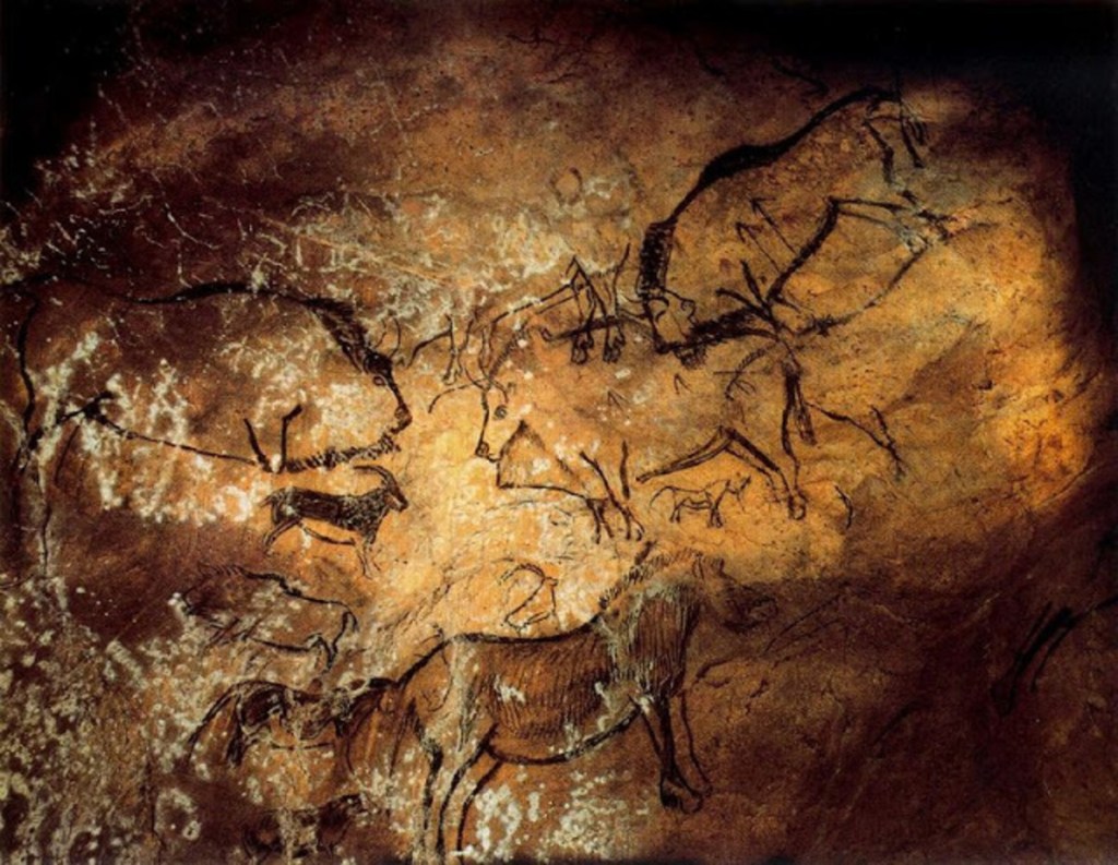 This painting has been discovered to be layered over others.